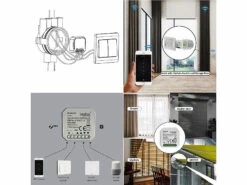Luminea Home Control Jalousieaktor:WLAN-Unterputzmodul Für Smarte Rollladen-Steuerung Per App & Sprache -Einrichtungsgeschäft zx5082 3 1