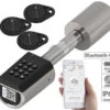 VisorTech Türzylinder:Elektronischer Tür-Schließzylinder, Transponder, Bluetooth & App, IP65 -Einrichtungsgeschäft zx5112 9