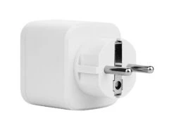 Luminea Home Control Smarte Steckdose:2er-Set WLAN-Steckdosen, Apple-HomeKit-zertifiziert, Sprachsteuerung -Einrichtungsgeschäft zx5134 4