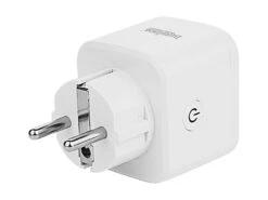 Luminea Home Control Smarte Steckdose:2er-Set WLAN-Steckdosen, Apple-HomeKit-zertifiziert, Sprachsteuerung -Einrichtungsgeschäft zx5134 5