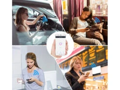 Luminea Home Control Smarte Steckdose:2er-Set WLAN-Steckdosen, Apple-HomeKit-zertifiziert, Sprachsteuerung -Einrichtungsgeschäft zx5134 8