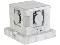 Royal Gardineer Steckdosenstein:4-fach-WLAN-Garten-Steckdose, App, Sprachbefehl, 16 A, 3.680 W, IP44 -Einrichtungsgeschäft zx5138 3