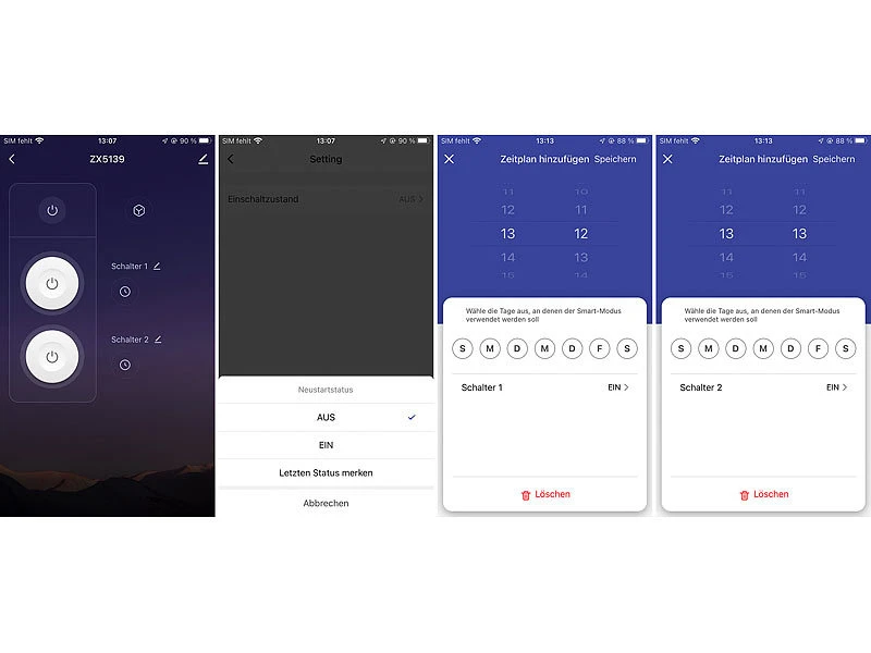 Royal Gardineer WLAN Gartensteckdose:4-fach-WLAN-Outdoor-Steckdosen-Säule, App, Sprachsteuerung, 16 A, IP44 7 Royal Gardineer WLAN Gartensteckdose:4-fach-WLAN-Outdoor-Steckdosen-Säule, App, Sprachsteuerung, 16 A, IP44 – Bild 5