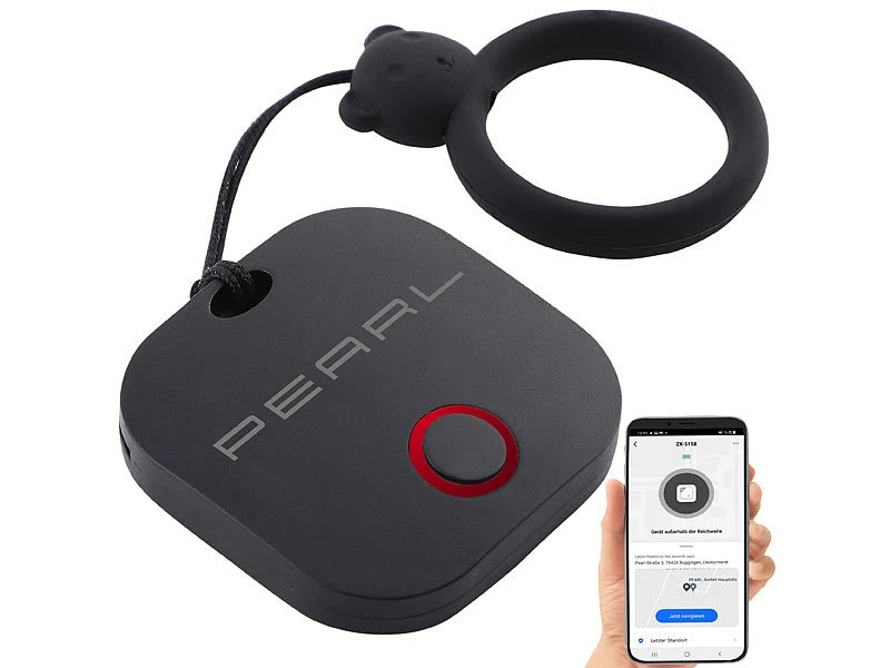 PEARL Key Finder:4in1-Mini-Schlüsselfinder M. BT, App & GPS-Ortung, 80 DB, 2er-Set 14 PEARL Key Finder:4in1-Mini-Schlüsselfinder M. BT, App & GPS-Ortung, 80 DB, 2er-Set – Bild 12