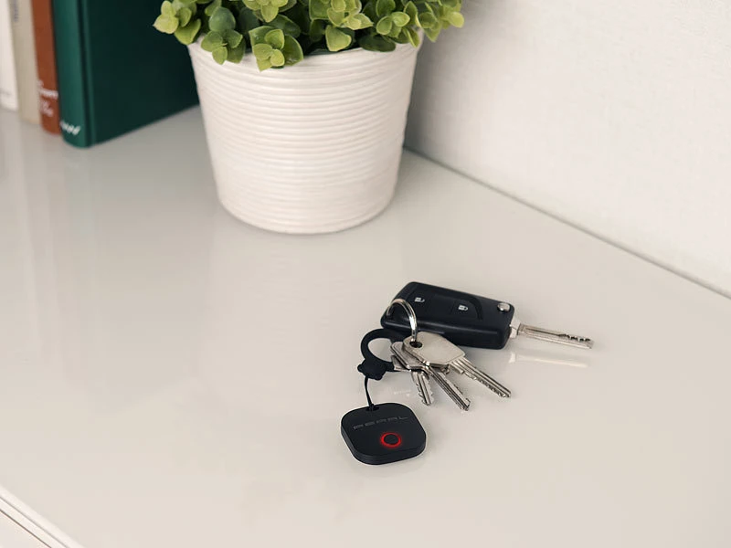 PEARL Key Finder:4in1-Mini-Schlüsselfinder M. BT, App & GPS-Ortung, 80 DB, 2er-Set 16 PEARL Key Finder:4in1-Mini-Schlüsselfinder M. BT, App & GPS-Ortung, 80 DB, 2er-Set – Bild 14