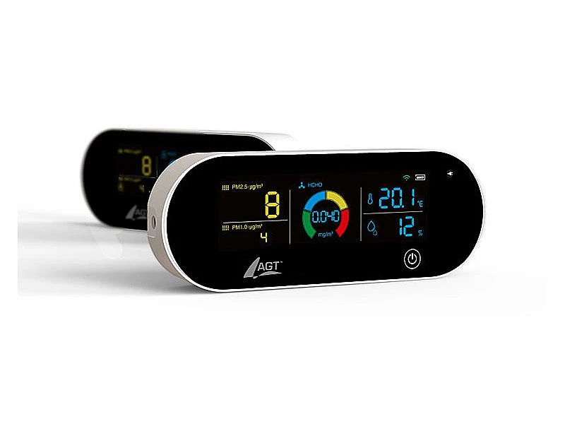 AGT Luftmesser:5in1-Akku-Luftqualitätsmesser, HCHO, PM1/2,5, Temperatur U.v.m., App 14 AGT Luftmesser:5in1-Akku-Luftqualitätsmesser, HCHO, PM1/2,5, Temperatur U.v.m., App – Bild 12