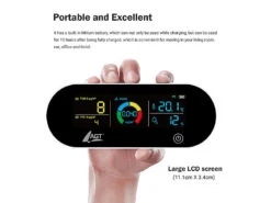 AGT Luftmesser:5in1-Akku-Luftqualitätsmesser, HCHO, PM1/2,5, Temperatur U.v.m., App 23 AGT Luftmesser:5in1-Akku-Luftqualitätsmesser, HCHO, PM1/2,5, Temperatur U.v.m., App -Einrichtungsgeschäft zx5160 5