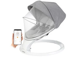 Cybaby Wippe:Smarte Babywippe Aus Aluminium, Bluetooth, WLAN, Touch-Tasten Und App 18 Cybaby Wippe:Smarte Babywippe Aus Aluminium, Bluetooth, WLAN, Touch-Tasten Und App -Einrichtungsgeschäft zx5161 21
