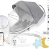 Cybaby Wippe:Smarte Babywippe Aus Aluminium, Bluetooth, WLAN, Touch-Tasten Und App -Einrichtungsgeschäft zx5161 22
