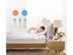 Luminea Home Control WLAN Temperatursensor:3in1-WLAN-Sensor Für Temperatur, Luftfeuchtigkeit Und Helligkeit, App -Einrichtungsgeschäft zx5200 4