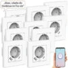 Luminea Home Control Steckdosen:10er-Set WLAN-Unterputzsteckdosen Mit App, Je 1x USB A, 1x USB C, 2 A 1 Luminea Home Control Steckdosen:10er-Set WLAN-Unterputzsteckdosen Mit App, Je 1x USB A, 1x USB C, 2 A -Einrichtungsgeschäft zx5215 0