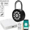 Xcase WLAN Schloss:Metall-Vorhängeschloss Mit WLAN-Gateway, App, Bluetooth, IP65 -Einrichtungsgeschäft zx5221 5