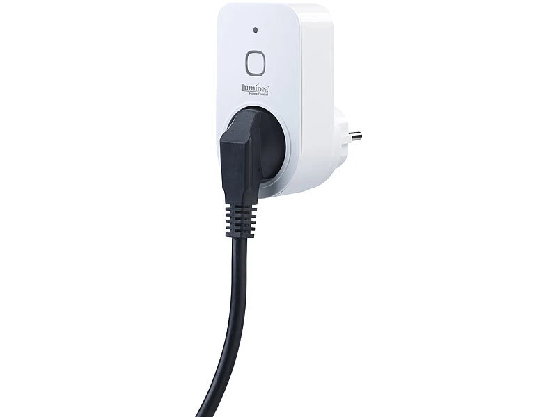 Luminea Home Control Dimmbare Steckdose:Smarte WLAN-Dimmer-Steckdose Mit Phasenabschnittsdimmer Bis 200 W, App 10 Luminea Home Control Dimmbare Steckdose:Smarte WLAN-Dimmer-Steckdose Mit Phasenabschnittsdimmer Bis 200 W, App – Bild 8