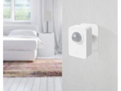 Luminea Home Control PIR Funkmelder:4er-Set ZigBee-PIR-Bewegungsmelder, 8 M Reichweite, App -Einrichtungsgeschäft zx5231 8 1
