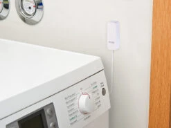 Luminea Home Control Wassermelder Funk:3er-Set ZigBee-Wassermelder, Ext. Sensor, 2 J. Batterielaufzeit, App -Einrichtungsgeschäft zx5233 3