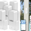 Luminea Home Control Fenstersensor:5er-Set ZigBee-Tür- & Fensteralarm, Für Alexa, GA Und Siri, App -Einrichtungsgeschäft zx5244 2