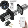 VisorTech Zylinderschloss:Elektronischer Tür-Schließzylinder, Code, 2 Schlüssel, Bluetooth, IP44 -Einrichtungsgeschäft zx5259 14 1