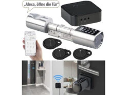 VisorTech Zahlenschloss:Elektronischer Tür-Schließzylinder, Transponder, Code, App, M Gateway -Einrichtungsgeschäft zx5306 15