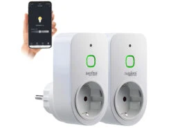 Luminea Home Control Dimmschalter-Steckdosen:2er Smarte WLAN-Dimmer-Steckdose Mit Phasenabschnittsdimmer Bis 200 W 17 Luminea Home Control Dimmschalter-Steckdosen:2er Smarte WLAN-Dimmer-Steckdose Mit Phasenabschnittsdimmer Bis 200 W -Einrichtungsgeschäft zx5320 7