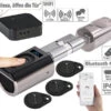 VisorTech Türschloss:Elektronischer Tür-Schließzylinder Mit WLAN-Gateway, Fingerscan, App 2 VisorTech Türschloss:Elektronischer Tür-Schließzylinder Mit WLAN-Gateway, Fingerscan, App -Einrichtungsgeschäft zx5325 19
