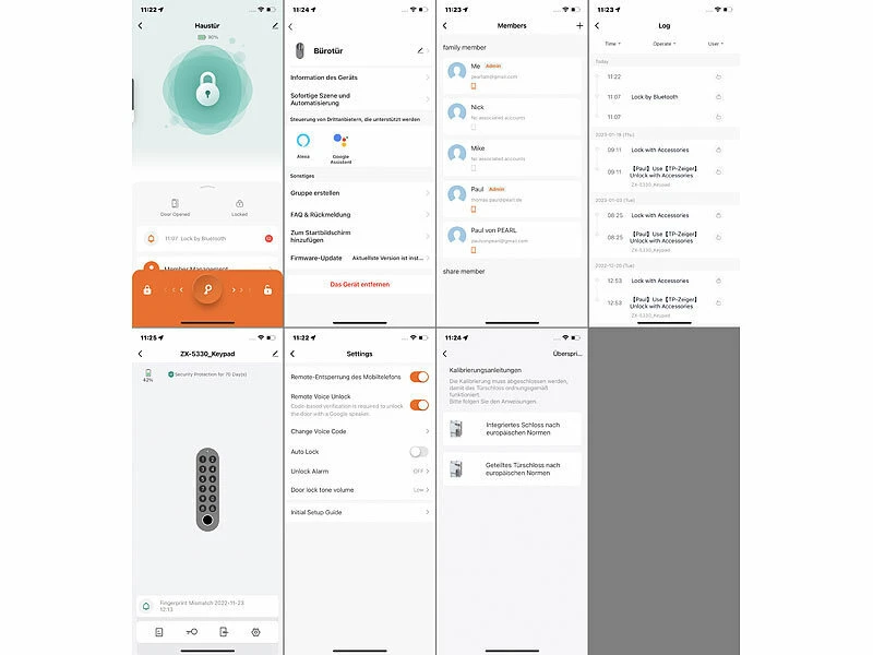 VisorTech Smart Lock:Türschlossantrieb Mit PIN-Code, Fingerabdruck-Sensor Und WLAN-Gateway 20 VisorTech Smart Lock:Türschlossantrieb Mit PIN-Code, Fingerabdruck-Sensor Und WLAN-Gateway – Bild 18