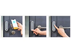 VisorTech Türöffner:Türschlossantrieb Mit PIN-Code, Fingerabdruck-Sensor, Bluetooth, App -Einrichtungsgeschäft zx5330 8 1