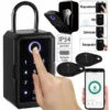 Xcase Schlüsseltresor:Smarter Schlüssel-Safe, Touch-PIN, Fingerprint, Transponder, Bluetooth -Einrichtungsgeschäft zx5336 17 1