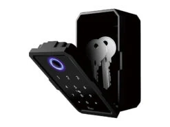 Xcase Tresor:Smarter Schlüssel-Safe & WLAN-Gateway, PIN Per Touch-Keys, Fingerprint -Einrichtungsgeschäft zx5336 4