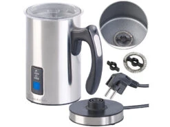Rosenstein & Söhne Milchschäumer:Elektrischer Edelstahl-Milchaufschäumer, 115/240 Ml, Antihaft, 500 W 14 Rosenstein & Söhne Milchschäumer:Elektrischer Edelstahl-Milchaufschäumer, 115/240 Ml, Antihaft, 500 W -Einrichtungsgeschäft zx6037 6