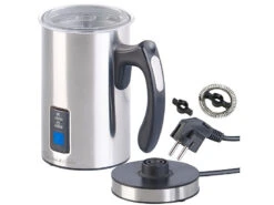 Rosenstein & Söhne Milchschäumer:Elektrischer Edelstahl-Milchaufschäumer, 115/240 Ml, Antihaft, 500 W 15 Rosenstein & Söhne Milchschäumer:Elektrischer Edelstahl-Milchaufschäumer, 115/240 Ml, Antihaft, 500 W -Einrichtungsgeschäft zx6037 7
