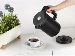 Rosenstein & Söhne Wasserkocher Temperatur:Edelstahl-Wasserkocher, Temperaturwahl, Versandrückläufer -Einrichtungsgeschäft zx6067 10