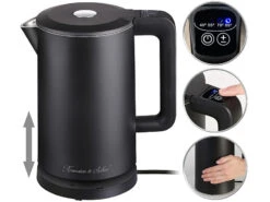 Rosenstein & Söhne Wasserkocher Temperatur:Edelstahl-Wasserkocher, Temperaturwahl, Versandrückläufer -Einrichtungsgeschäft zx6067 16