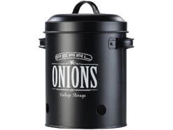 Rosenstein & Söhne Kartoffel Aufbewahrung:3er-Set Vorratsbehälter Retro-Look Mit Deckeln & Tragegriffen, Schwarz 21 Rosenstein & Söhne Kartoffel Aufbewahrung:3er-Set Vorratsbehälter Retro-Look Mit Deckeln & Tragegriffen, Schwarz -Einrichtungsgeschäft zx6119 2