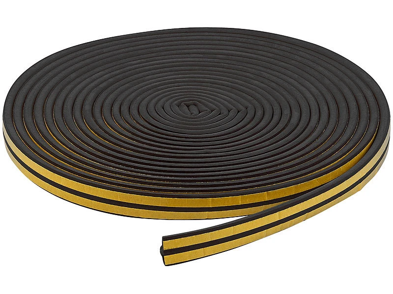 AGT Fensterdichtungen:Selbstklebendes Fenster- & Türen-Profil-Dichtungsband, 16 M, Schwarz 6 AGT Fensterdichtungen:Selbstklebendes Fenster- & Türen-Profil-Dichtungsband, 16 M, Schwarz – Bild 4