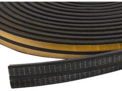 AGT Fensterdichtungsband:2er-Set Profil-Dichtungsbänder, 4x 8 M, Selbstklebend, Schwarz -Einrichtungsgeschäft zx6123 2 1