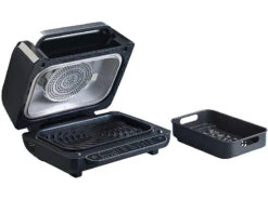 Rosenstein & Söhne Rauchfreier BBQ Grill:Digitale 3in1-Heißluft-Fritteuse Mit Tischgrill, 12 Programme, 6,5 L -Einrichtungsgeschäft zx6141 2