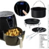 Rosenstein & Söhne Airfryer:Multi-Heißluft-Fritteuse Mit Back- Und Grill-Zubehör, 4,5 L, 1.500 W -Einrichtungsgeschäft zx6159 2