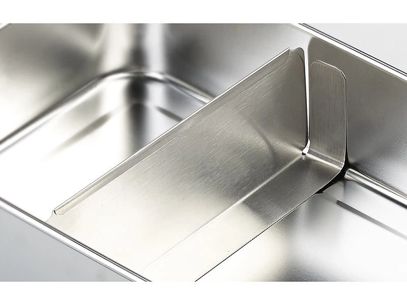 Rosenstein & Söhne Frühstücksbox:2er-Set Edelstahl-Lunchboxen, Dichtungsring, Spülmaschinenfest, 800 Ml 11 Rosenstein & Söhne Frühstücksbox:2er-Set Edelstahl-Lunchboxen, Dichtungsring, Spülmaschinenfest, 800 Ml – Bild 9