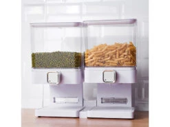 Rosenstein & Söhne Süßigkeiten-Aufbewahrung:2er-Set Doppel-Spender Für Snacks, Je 33,5 X 30,5 X 16,5 Cm, Weiß -Einrichtungsgeschäft zx6168 5