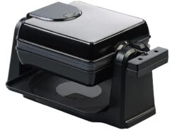 Rosenstein & Söhne Brüsseler Waffeleisen:180° Drehbares Waffeleisen Für Belgische Waffeln, Edelstahl, 1.000 W -Einrichtungsgeschäft zx6209 4