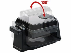 Rosenstein & Söhne Brüsseler Waffeleisen:180° Drehbares Waffeleisen Für Belgische Waffeln, Edelstahl, 1.000 W -Einrichtungsgeschäft zx6209 9