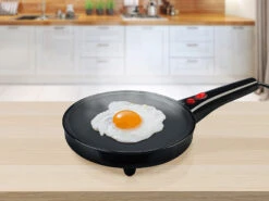 Rosenstein & Söhne 3in1-Crêpe-, Popcornmaker Und Elektrische Pfanne, 800 Watt, Ø 20 Cm -Einrichtungsgeschäft zx6266 7