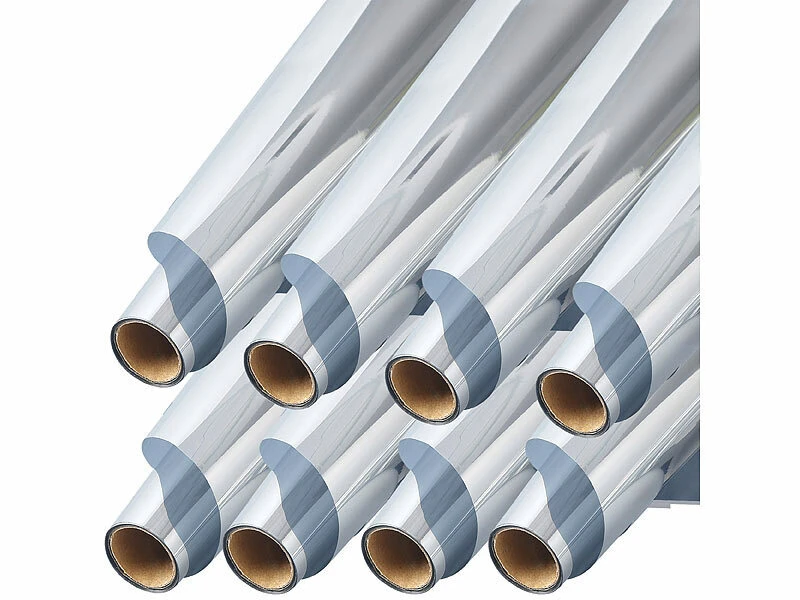 Infactory Sonnenschutz-Folie:8er-Set Isolier-Spiegelfolie, Selbstklebend, Sicht-/UV-Schutz,60x200cm 6 Infactory Sonnenschutz-Folie:8er-Set Isolier-Spiegelfolie, Selbstklebend, Sicht-/UV-Schutz,60x200cm – Bild 4