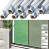 Infactory Sonnenschutz-Folie:8er-Set Isolier-Spiegelfolie, Selbstklebend, Sicht-/UV-Schutz,60x200cm -Einrichtungsgeschäft zx6357 12