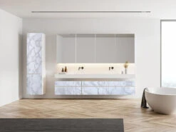 Infactory Wandschutzfolien:8er-Set Deko- Und Möbelfolie "Marmor" Für DIY-Projekte, 60 X 300 Cm -Einrichtungsgeschäft zx6359 2 2