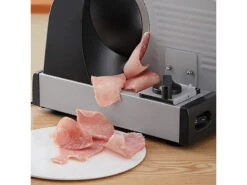 Rosenstein & Söhne Brotschneidemaschine:Elektrischer Allesschneider Mit 2 Edelstahl-Klingen, 1 - 15 Mm, 150 W 28 Rosenstein & Söhne Brotschneidemaschine:Elektrischer Allesschneider Mit 2 Edelstahl-Klingen, 1 - 15 Mm, 150 W -Einrichtungsgeschäft zx7134 13