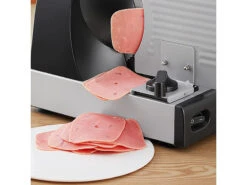 Rosenstein & Söhne Brotschneidemaschine:Elektrischer Allesschneider Mit 2 Edelstahl-Klingen, 1 - 15 Mm, 150 W 24 Rosenstein & Söhne Brotschneidemaschine:Elektrischer Allesschneider Mit 2 Edelstahl-Klingen, 1 - 15 Mm, 150 W -Einrichtungsgeschäft zx7134 5