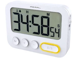 PEARL Timer-Vibrationswecker:2er-Set Digitale Küchentimer Mit Ton-, LED- Und Vibrationsalarm -Einrichtungsgeschäft zx7139 3