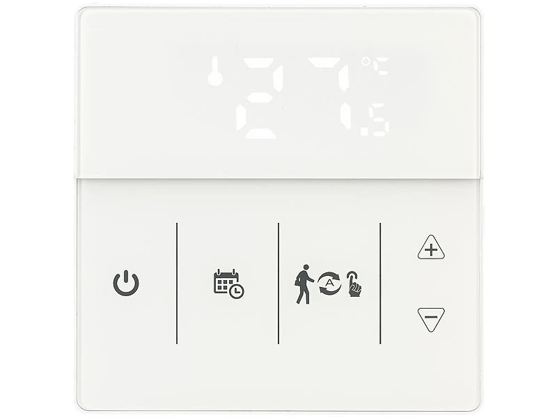 Revolt Thermostat WiFi:WLAN-Fußbodenheizung-Thermostat Mit App Und Sprachsteuerung, Weiß 10 Revolt Thermostat WiFi:WLAN-Fußbodenheizung-Thermostat Mit App Und Sprachsteuerung, Weiß – Bild 8