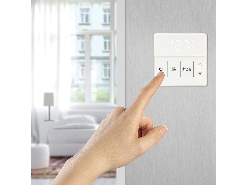 Revolt Thermostat WiFi:WLAN-Fußbodenheizung-Thermostat Mit App Und Sprachsteuerung, Weiß 9 Revolt Thermostat WiFi:WLAN-Fußbodenheizung-Thermostat Mit App Und Sprachsteuerung, Weiß – Bild 7